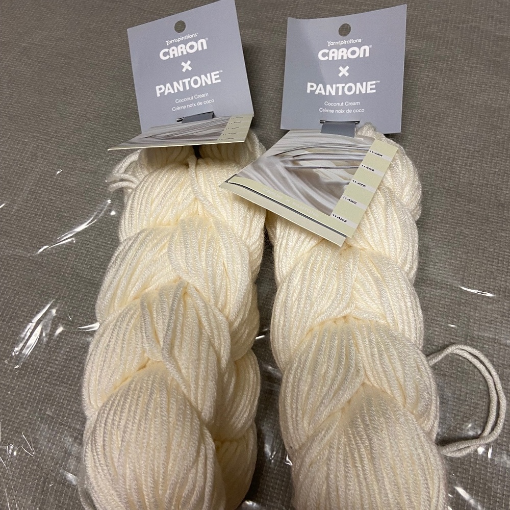 Caron x Pantone Yarn - Coconut Cream - 11-4302